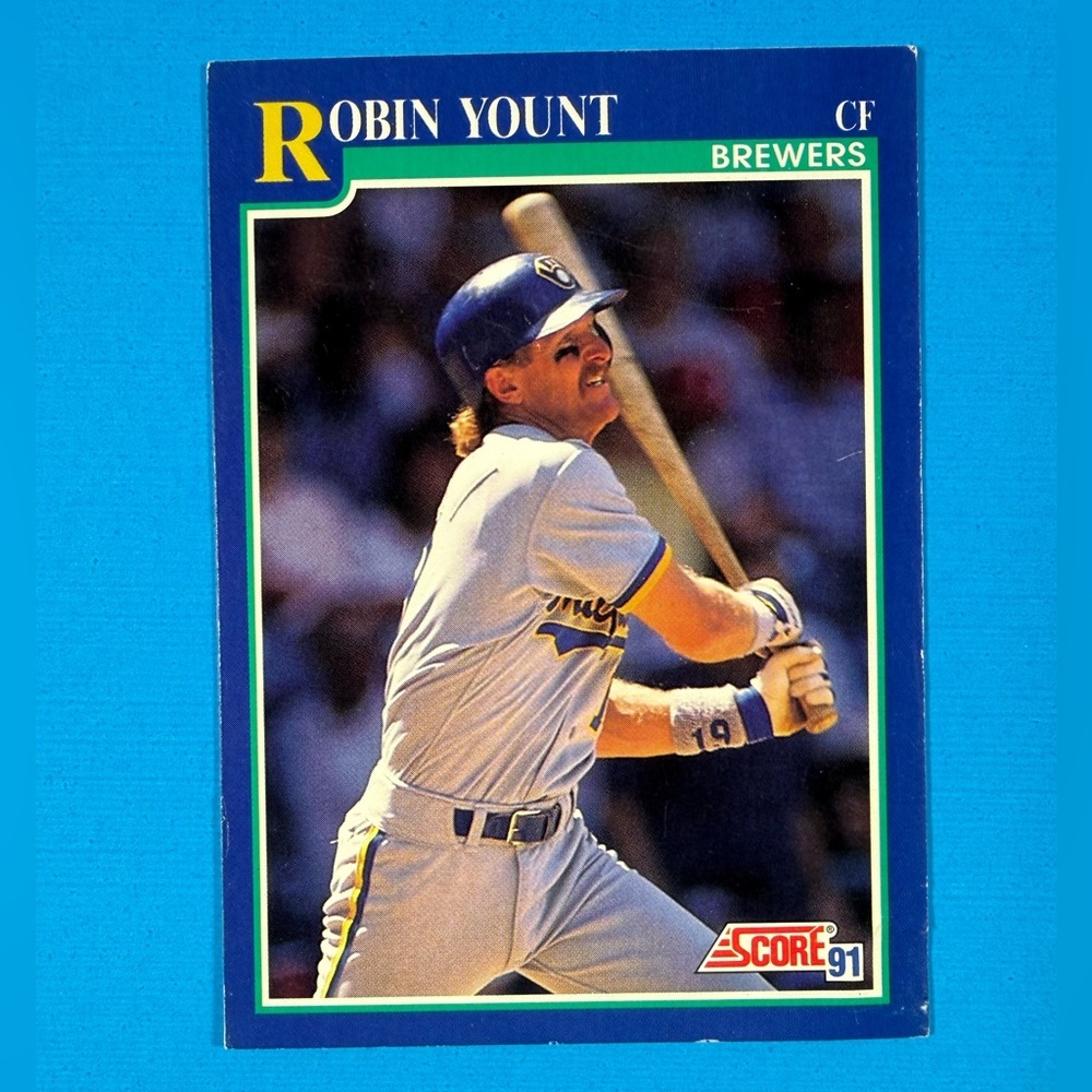 1991 SCORE #525 ROBIN YOUNT MILWAUKEE BREWERS